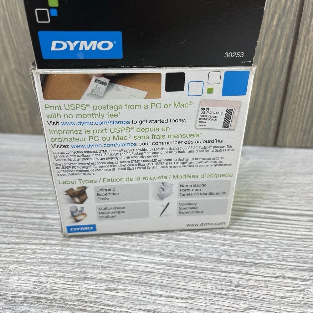Dymo 30253 White Address Label 1 1/8